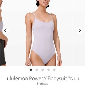 NWT Lululemon Power Y Bodysuit